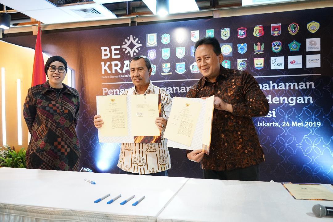 Kembangkan Ekraf,  Bekraf Gandeng 25 Pemda